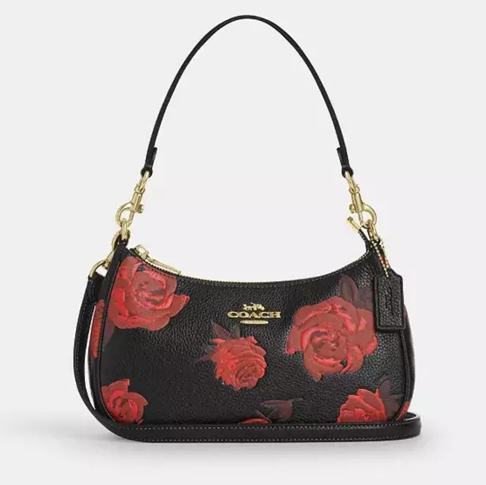 Coach Teri Shoulder Bag With Floral Print